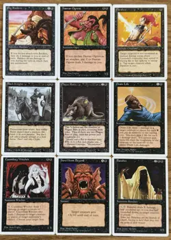 MTG Pestilence Rat Swarm Mono Black Deck Old School Ready to Play 60 cards - Image 2