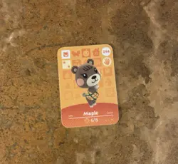 MINI Nintendo Animal Crossing Amiibo Card Maple - Image 1