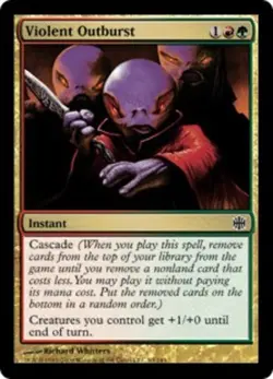 MTG magic cards 1x Violent Outburst Alara Reborn NM-Mint, English - Image 1