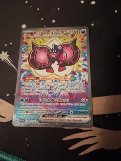 Pokemon TCG Pecharunt EX Prismatic Evolutions Holo Card 163/131 Sir - Image 1
