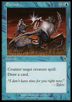 MTG EXCLUDE EXC - ESCLUDERE - INV - MAGIC - Image 1