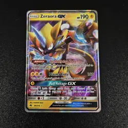 Pokemon TCG Zeraora GX Holo Card 86/214 SM Lost Thunder - Image 1