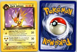 Dark Jolteon 38/82 Uncommon Team Rocket Pokemon 1st Edition NM - Image 3