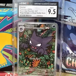 CGC 9.5 (Gem MT) Pokemon Haunter BLACK STAR PROMO 027 Mega Gengar EX battle Deck - Image 1