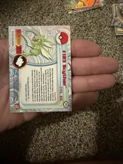 Pokemon Topps series 3 Scyther Non Holo - Image 2