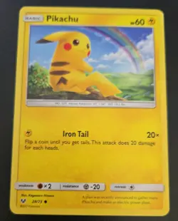Pokemon Pikachu 28/73 SHL Shining Legends NM - Image 1