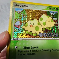 Pokemon TCG Shroomish 72/107 EX Deoxys Reverse Holo Stamped - Image 2