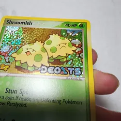 Pokemon TCG Shroomish 72/107 EX Deoxys Reverse Holo Stamped - Image 5