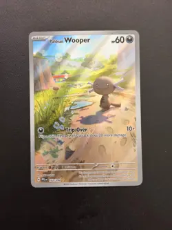 Paldean Wooper 102/094 Pokemon TCG Phantasmal Flames Illustration Rare English - Image 1