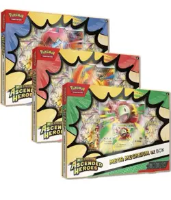 Pokemon TCG - Ascended Heroes Mega ex Box Bundle 3 Pack NEW (SEALED) - Image 1