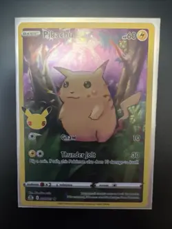 Pokemon TCG Celebrations Pikachu #005/025 Holo 25th Anniversary English 2021 4 - Image 2