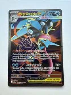 Pokemon TCG Chaos Rising Full Art Mega Greninja EX 100/086 Near Mint - Image 1