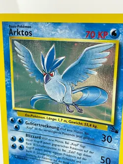 Articuno 2/62 - (Arktos) - Fossil - Holo Rare - German Pokemon - LP - Image 2