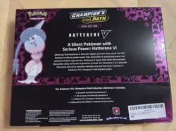 Pokemon TCG Champions Path Collection Hatterene V Promo Box New Factory Sealed - Image 2