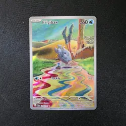 Pokemon TCG Frigibax 208/193 SV02 Paldea Evolved IR Full Art Holo 60 HP - Image 1