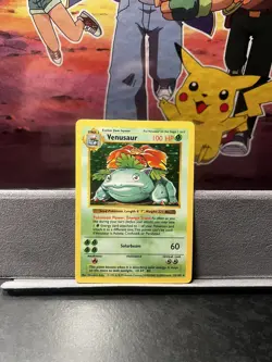 Pokemon Venusaur Holo Shadowless Base Set 1999 15/102 NM Never Played MINT - Image 3