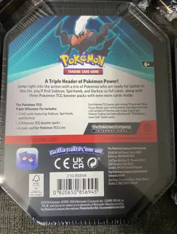 Pokemon TCG Tins - Darkrai Triple Whammy Tins Unopened SEALED, individually sold - Image 3