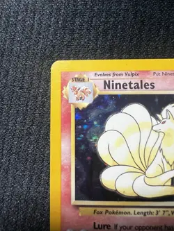 Wizards of the Coast Ninetales 12/102 Base Set Holo Rare 80 HP ENG 1999 - Image 3