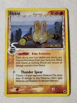 Played (MP) Elekid - Reverse Holo #48 Dragon Frontiers Pokemon TCG - Image 1