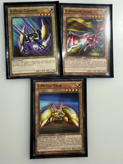 X-Head Cannon, Y-Dragon Head & Z-Metal Tank - SDKS-EN005, 006, 007 - Yugioh - NM - Image 1