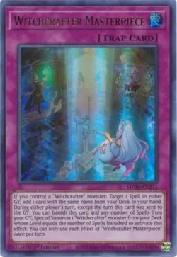 Witchcrafter Masterpiece - MP20-EN231 - Ultra Rare - 1st Edition - Lightly Playe - Image 1