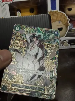 One Piece Card Dracule Mihawk OP12-030 SP SR Parallel Japanese OP14 - Image 3