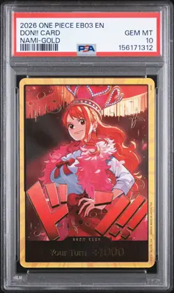 PSA 10 Don Card Gold Heroines Special Set Nami Robin Uta Hancock EB03 ONE PIECE - Image 1