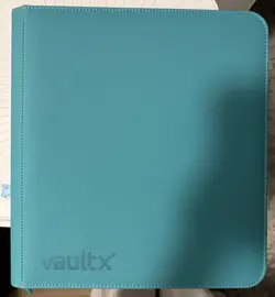 Vault X binder 12 pocket (480 Cards) Exo Tech Material Teal - Image 1