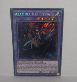 Azamina Ilia Silvia Secret Rare Yu-Gi-Oh Card - 25LP - Limited Edition - Image 1