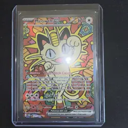 Meowth Ex Perfect Order #121/088 Special Illustration Rare Pokemon Card - Image 1