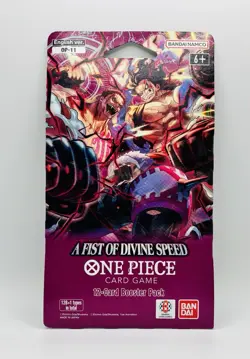 Bandai One Piece Card Game A Fist of Divine Speed OP-11 Booster English 12 Cards - Image 1