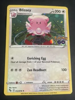 Blissey - (Cosmos Holo) 052/078 Miscellaneous Cards & Products Holo Lp - Image 1