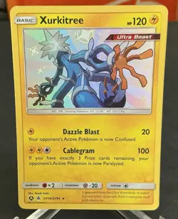 Xurkitree SV14/SV94 - Hidden Fates - Shiny Holo Rare Pokemon Card - Image 1