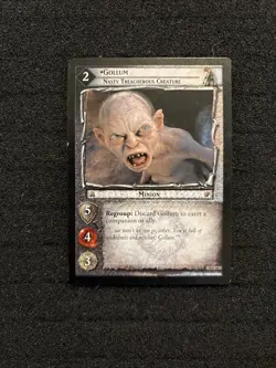 The Lord Of The Rings TCG Card Game Gollum Character Card - Image 1