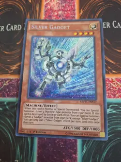 Yugioh Silver Gadget MVP1-EN017 Secret Rare 1st Edition Near Mint - Image 1