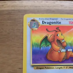 Pokemon Dragonite Fossil Unlimited Rare 19/62 Regular 1999 English TCG Card - Image 3