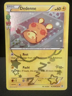 Dedenne RC10/RC32 - Radiant Collection Generations Pokemon TCG Card - NM - Image 1