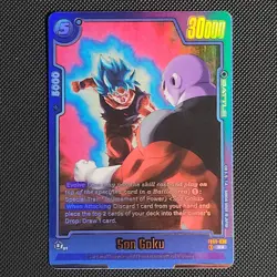 Son Goku FB09-036 Alternate Art Dual Evolution Dragon Ball Card English Fusion - Image 1