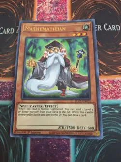 Yugioh Mathematician DLCS-EN025 Ultra Rare 1st Edition Near Mint - Image 1