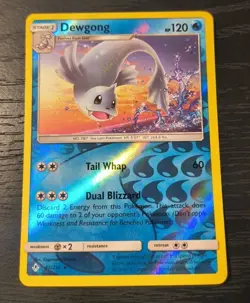 Pokemon Unbroken Bonds Dewgong Reverse Holo Rare Card 45/214 LP - Image 1