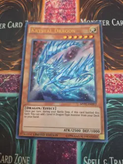 Yugioh Krystal Dragon MVP1-ENSV2 Ultra Rare Limited Near Mint - Image 1