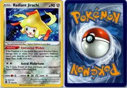 Pokemon Card - Radiant Jirachi Silver Tempest 120/195 2022 Radiant Rare NM - Image 3