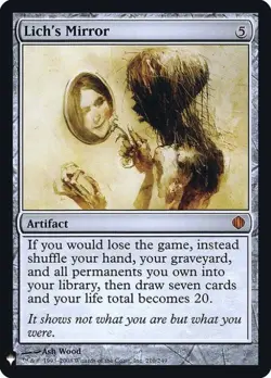 Lich's Mirror -Foil Near Mint MTG Mystery Booster Retail Edition Foils - Image 1