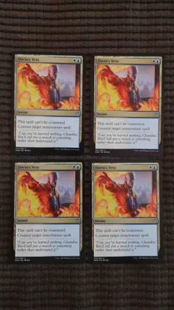 Magic: the Gathering / MtG Dovin's Veto x4 War of the Spark - Image 1