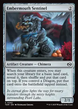 Embermouth Sentinel 242) Tarkir: Dragonstorm TDM MTG Magic - Image 1