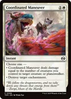 Coordinated Maneuver - Tarkir: Dragonstorm #0006 MTG Magic The Gathering - Image 1