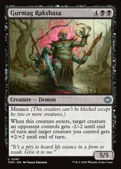 Gurmag Rakshasa (081) Tarkir: Dragonstorm TDM MTG Magic - Image 1