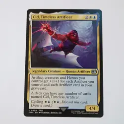 Magic: The Gathering Cid, Timeless Artificer (0409) FINAL FANTASY NM - Image 1