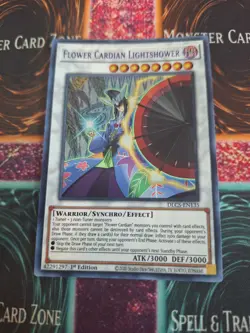 Yugioh Flower Cardian Lightshower DLCS-EN135 Purple Ultra Rare 1st Edition NM - Image 1