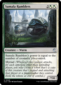Sumala Rumblers #45 LP Ravnica: Clue Edition MTG - Image 1